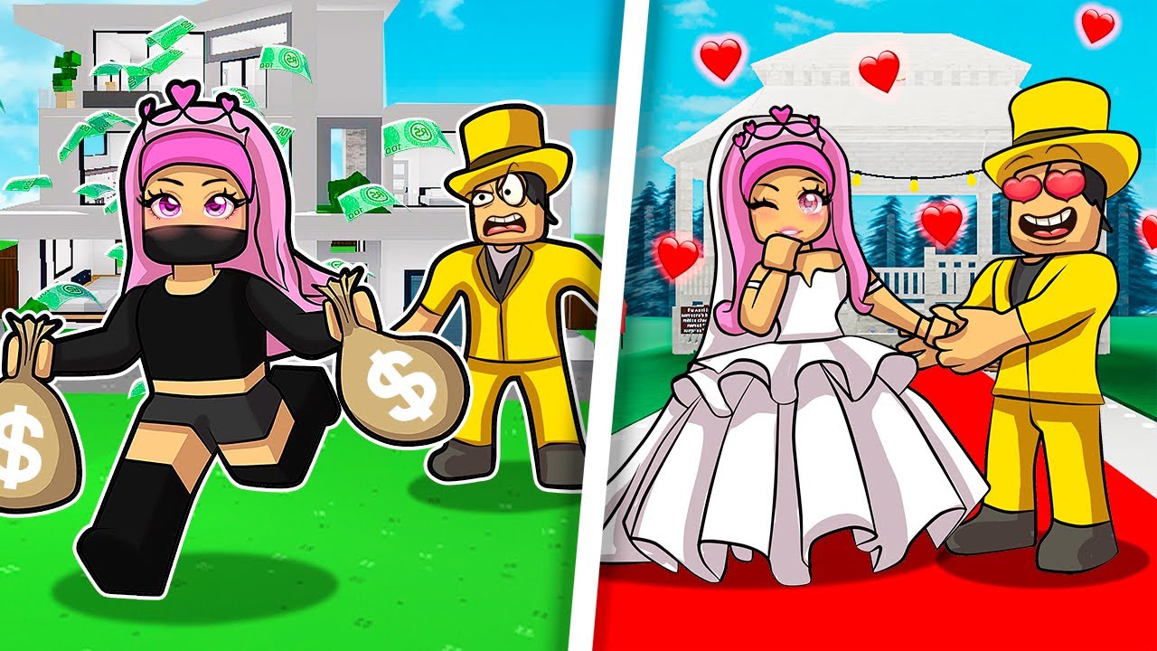Robbing The RICHEST Guy Then MARRYING HIM... Roblox Brookhaven