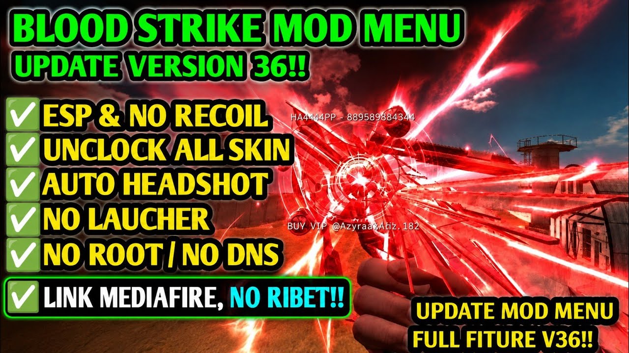Mod Menu Bloodstrike Dukun Modz Injector || Full Feature Brutal Menu!! || Link Mediafire No Ribet!!
