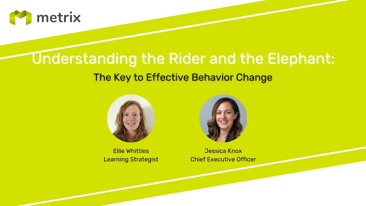 Understanding the Rider and the Elephant: The Key to Effective Behavior Change