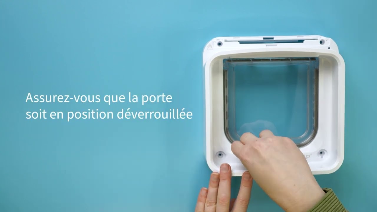 Chati&egrave;re Connect &agrave; Puce &Eacute;lectronique: Remplacer la porte battante