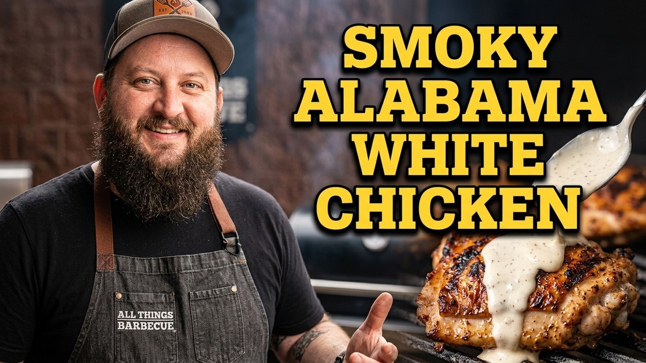Smoke-Roasted Chicken with Alabama White Sauce
