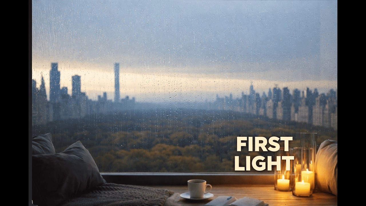 Rain at First Light 🌧️ Quiet Indoor Rain for Gentle Mornings (No Music)