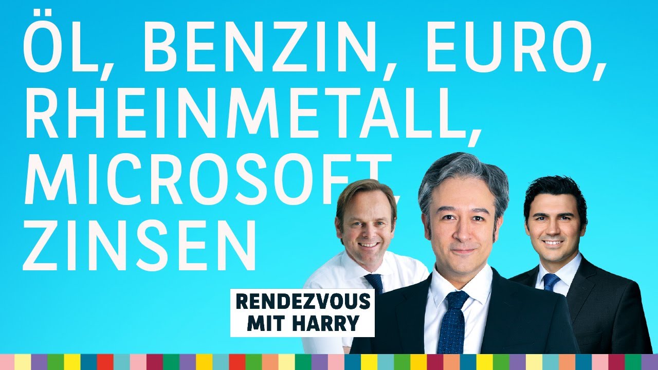 Öl, Euro, Zinsen, Microsoft, Rheinmetall, Oracle, Thales – Rendezvous mit Harry vom 16.03.2026