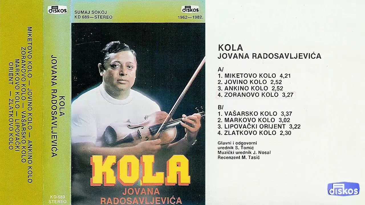 Jovan Radosavljevic - Kola - (Audio 1982) - CEO ALBUM
