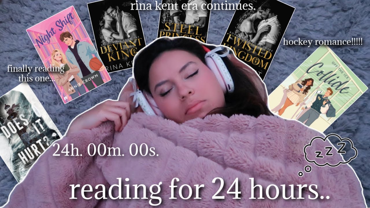 reading for 24 hours 💌☁️ (and slowly dying on the inside)