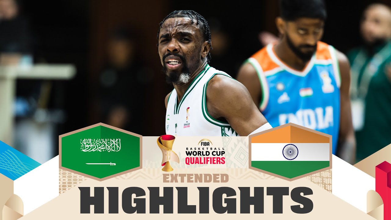 Saudi Arabia 🇸🇦 v India 🇮🇳 | Extended Highlights | FIBA Basketball World Cup 2027 Asian Qualifiers