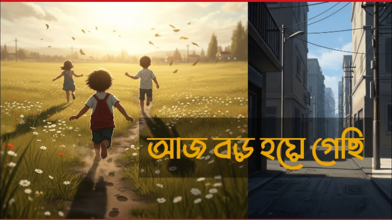আজ বড় হয়ে গেছি | হারিয়ে যাওয়া শৈশব আর শহরের যান্ত্রিক জীবন | Emotional Bangla Song | MEDIA Song