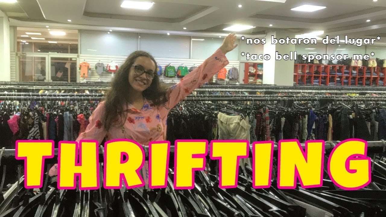 Comprando Ropa de Segunda Mano | THRIFTING WITH PAO | Episodio 2 | Nos Botaron de la Tienda!?