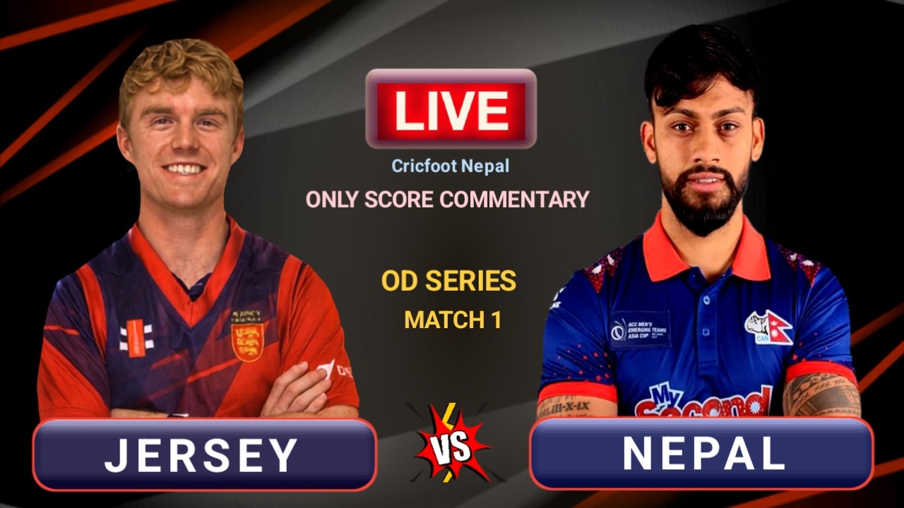 Nepal vs Jersey Live Scores and Commentary | 2nd Innings | One Day Series | Cricfoot Nepal