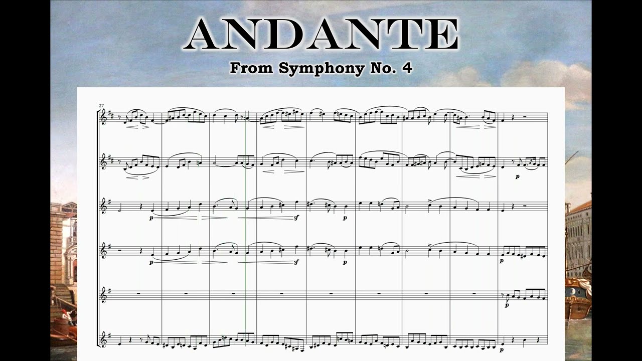 Andante from Symphony No  4 - Mendelssohn