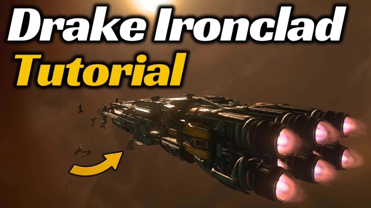 🚨How to Fly the Broken Drake Ironclad in Star Citizen 4.8 - Ironclad Mother Ship Guide RSI