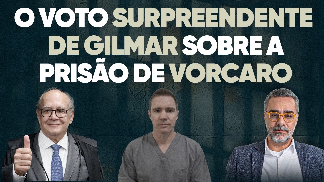 🚨Gilmar surpreende em voto sobre prisão de Vorcaro: veja!