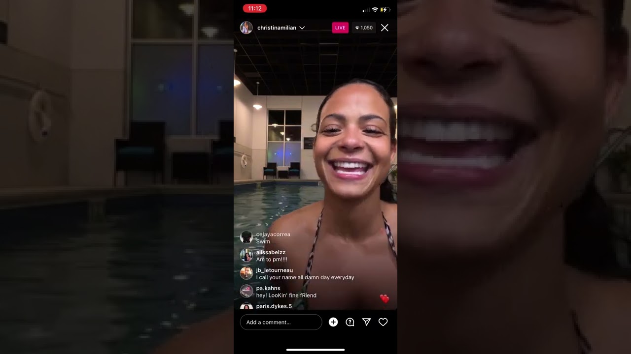 Christina Milan IG Live 10/29/22