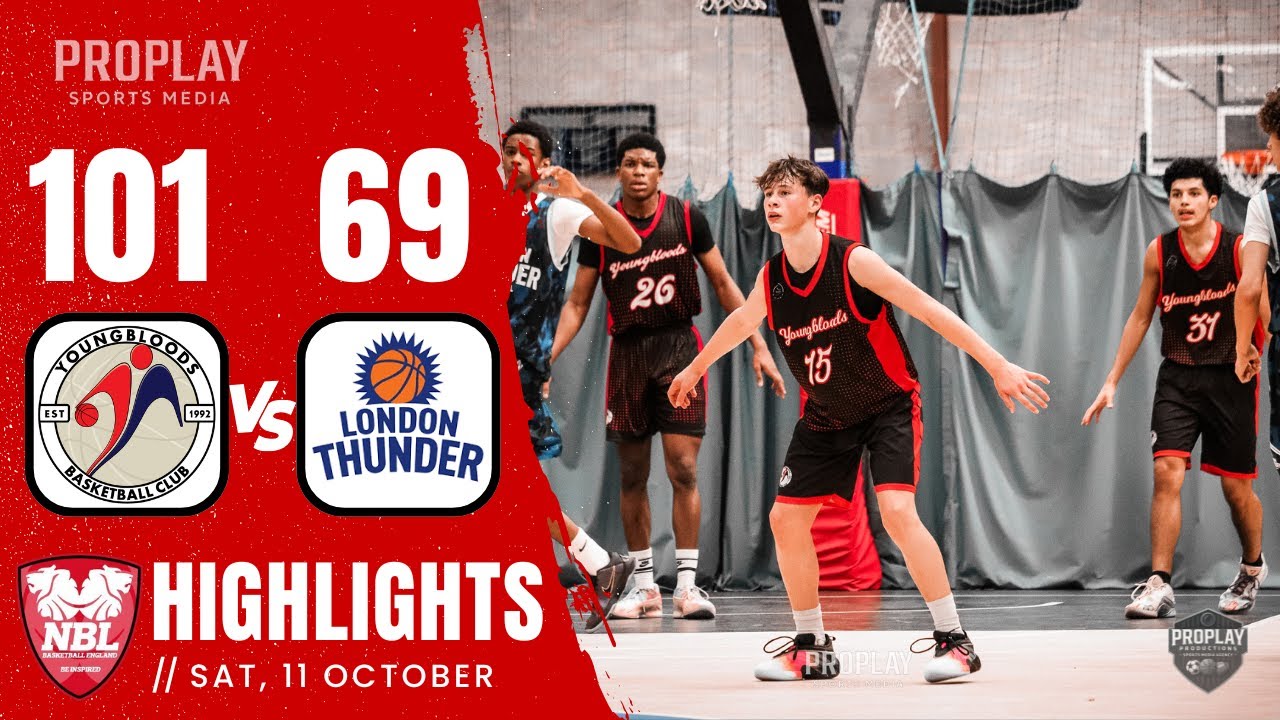 Youngbloods Highlights vs London Thunder | NBL U16 Boys Eastern Premier 2025/26 – Round 3
