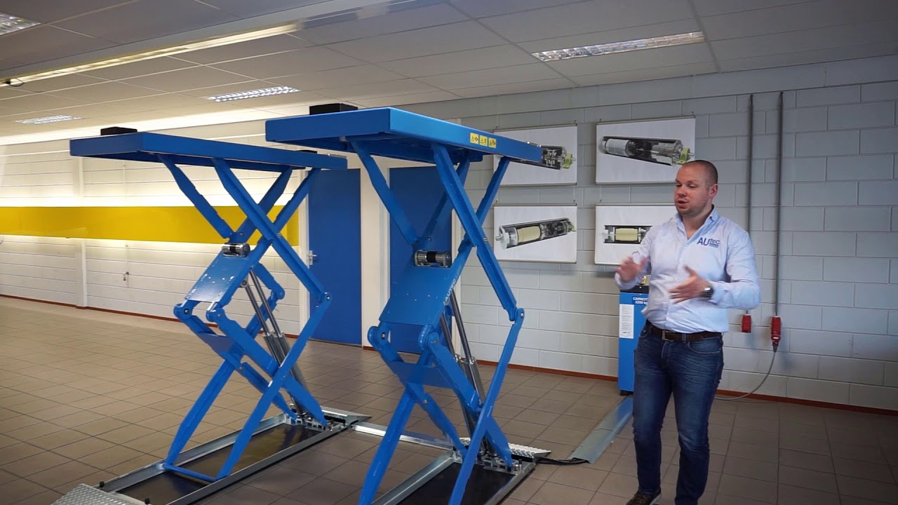Autec Wielvrije- schaarhefbrug opbouw