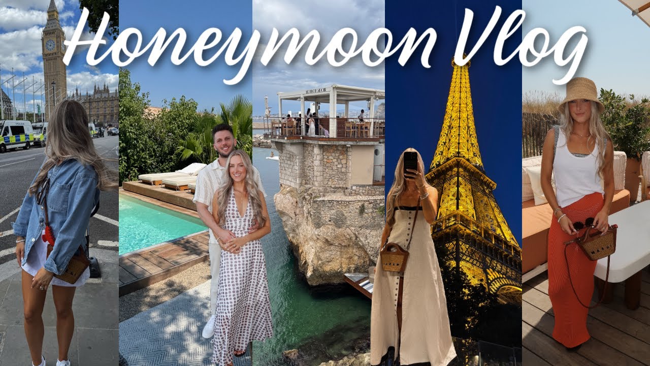 HONEYMOON VLOG PART 1: Traveling to London, South of France, and Paris!