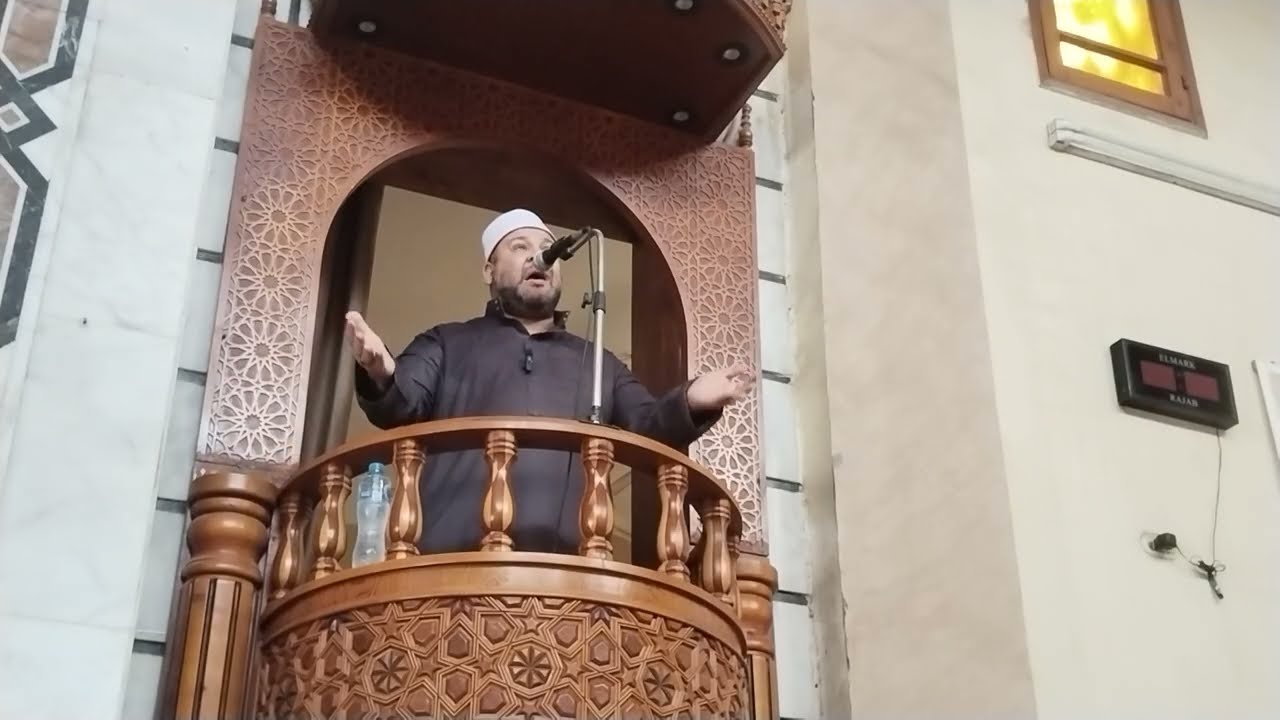 من بيوت الله في الأرض لخطبه الجمعه لشيخ د سعد أبو العنين ♥️ وموضوع الخطبه 👈عن هل لا شققت عن قلبه 👉 🤲