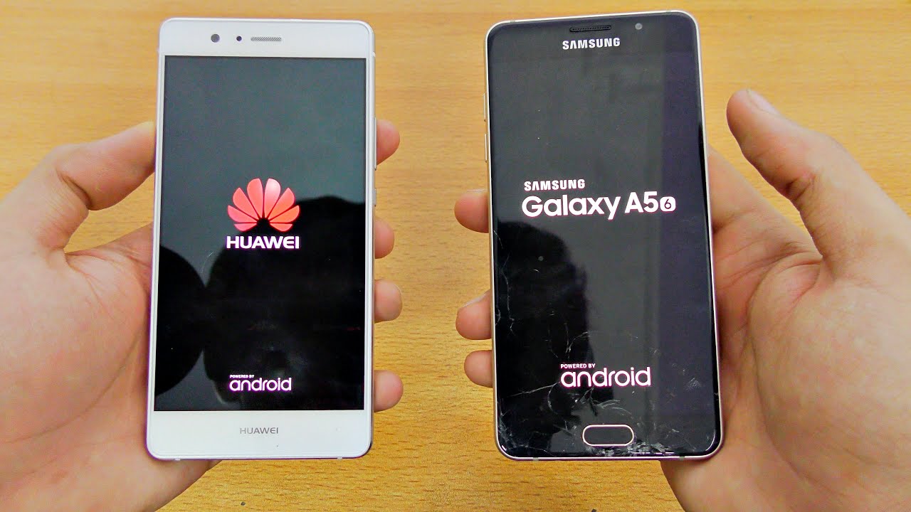 Huawei P9 Lite vs Samsung Galaxy A5 2016 - Speed Test! (4K)