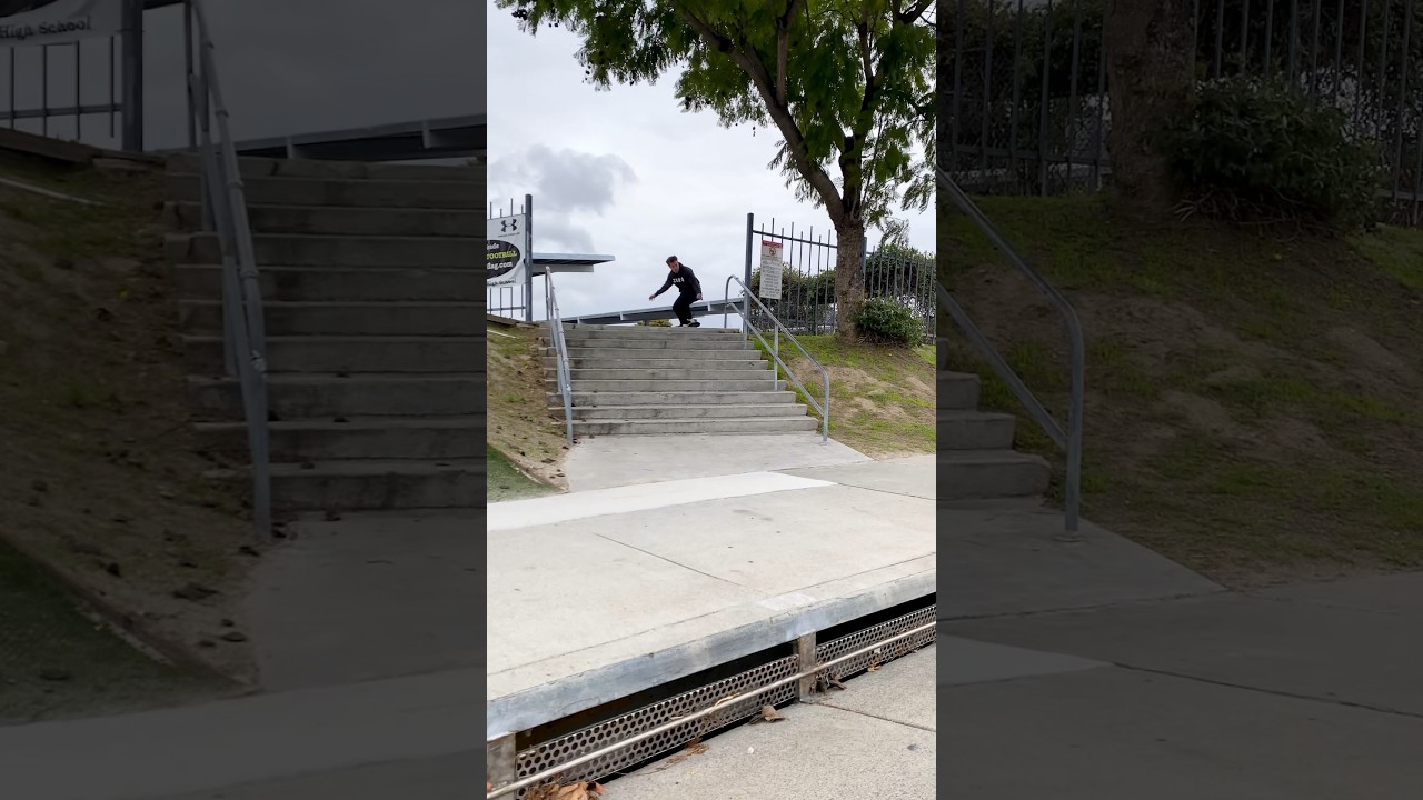 Brandon Burleigh 10 Stair Rips 🦅🔥 #skateboading