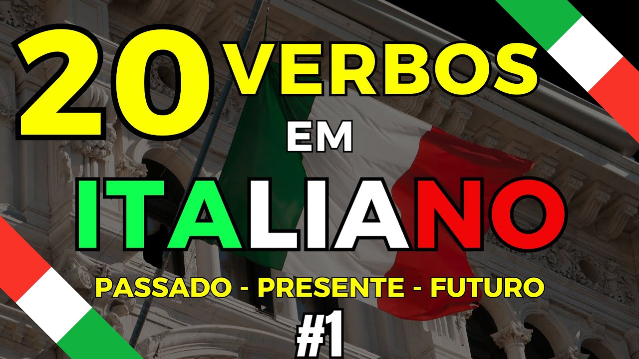 Aprenda 20 verbos em ITALIANO enquanto você dorme ou faz outras coisas! | passado/presente/futuro🇮🇹