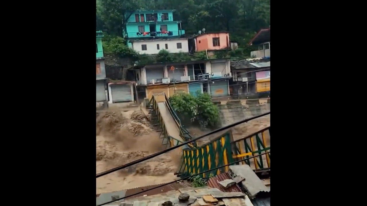 Manali Flood #manali