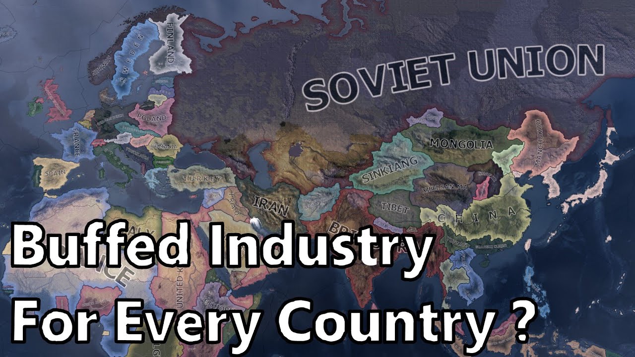 Hoi4 Timelapse But Every Country's Industry Is Buffed?
