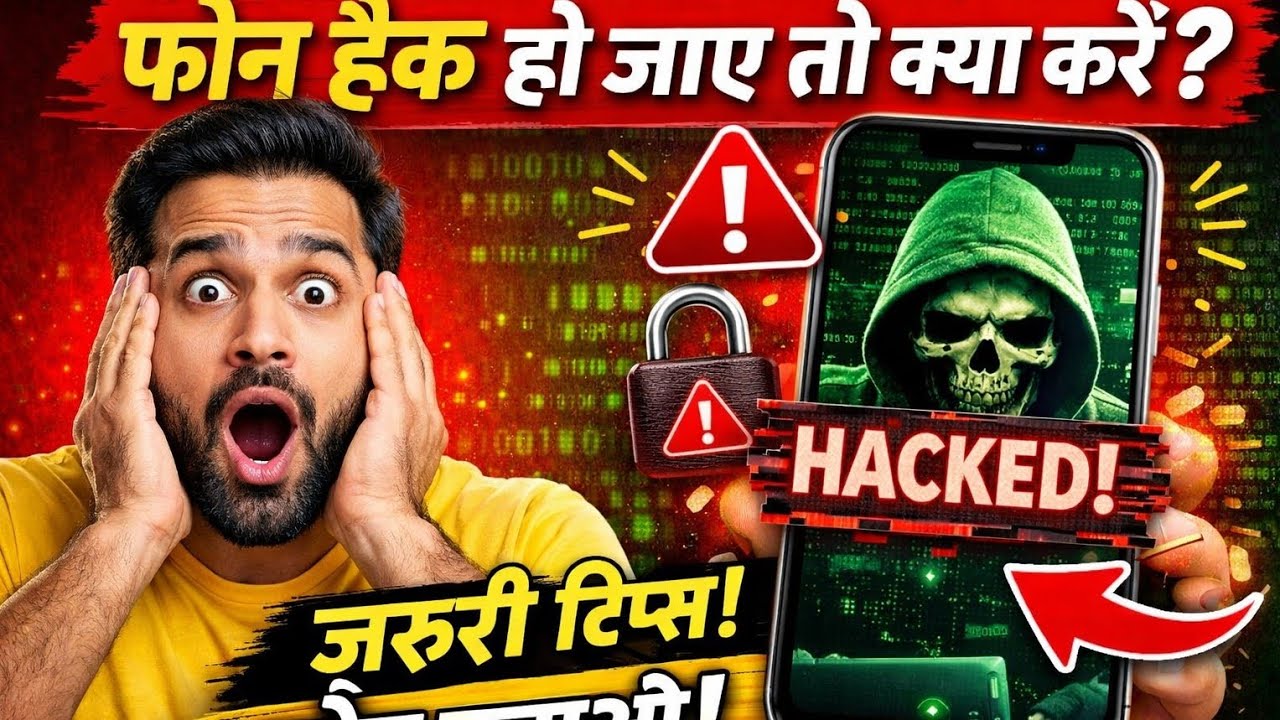 फोन हैक हो गया है? तुरंत ये 5 काम करें | Phone Hack Solution 2026