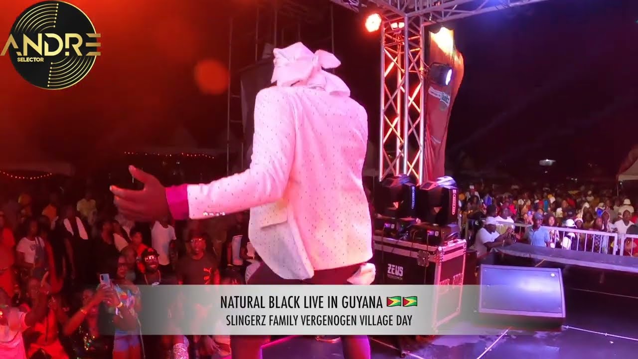 NATURAL BLACK LIVE PERFORMANCE IN GUYANA 🇬🇾🇬🇾 (VERGENOEGEN VILLAGE DAY)