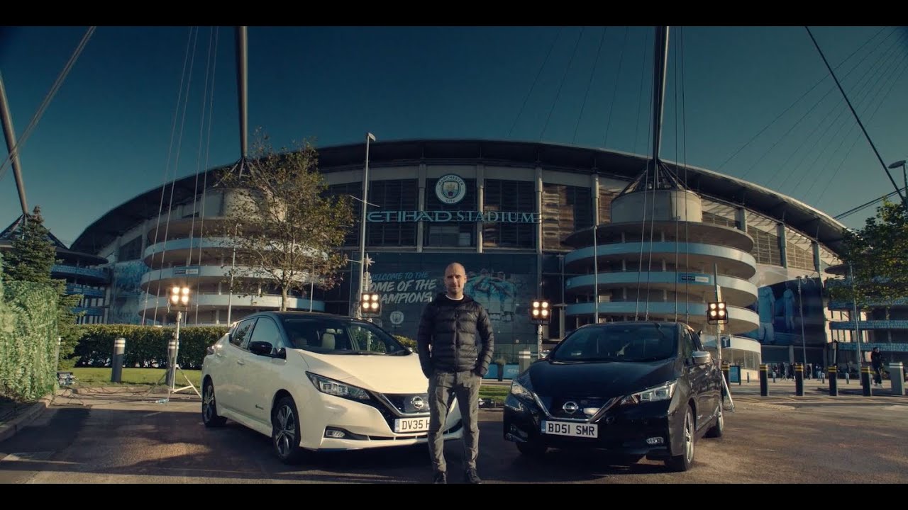 Pep Guardiola loves his NISSAN LEAF