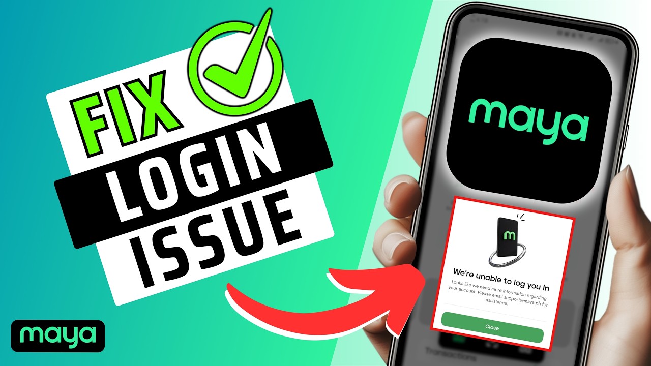 How To Fix Login Issue On Maya App