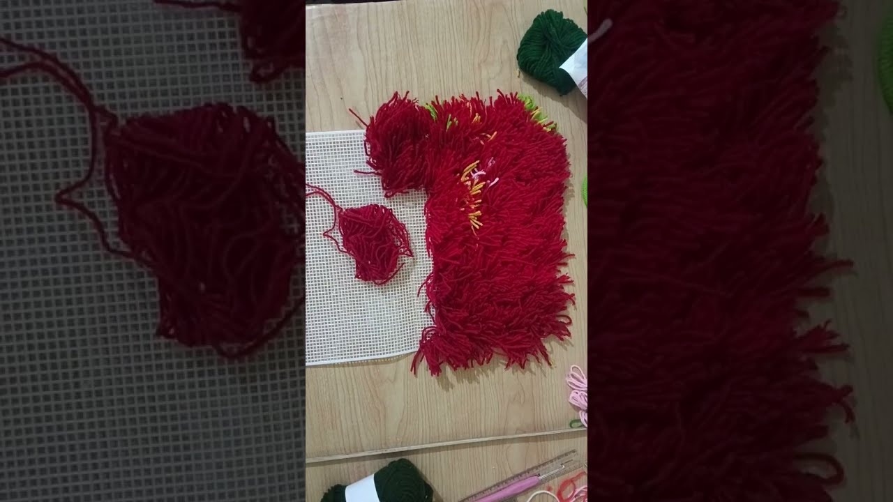 Learn Latch Hooking in Just 10 Minutes ⏱️ | Easy DIY Wool Craft 🧶