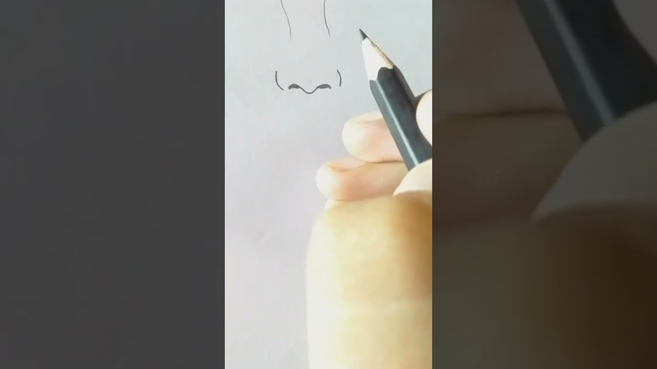 how to draw nose for beginners #easy #nose #shorts