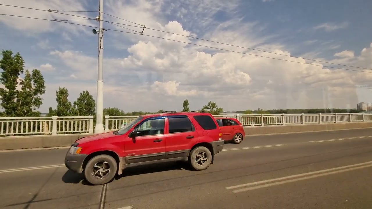 Саратов 2025, поездка на электробусе Volgabus, маршрут 109.