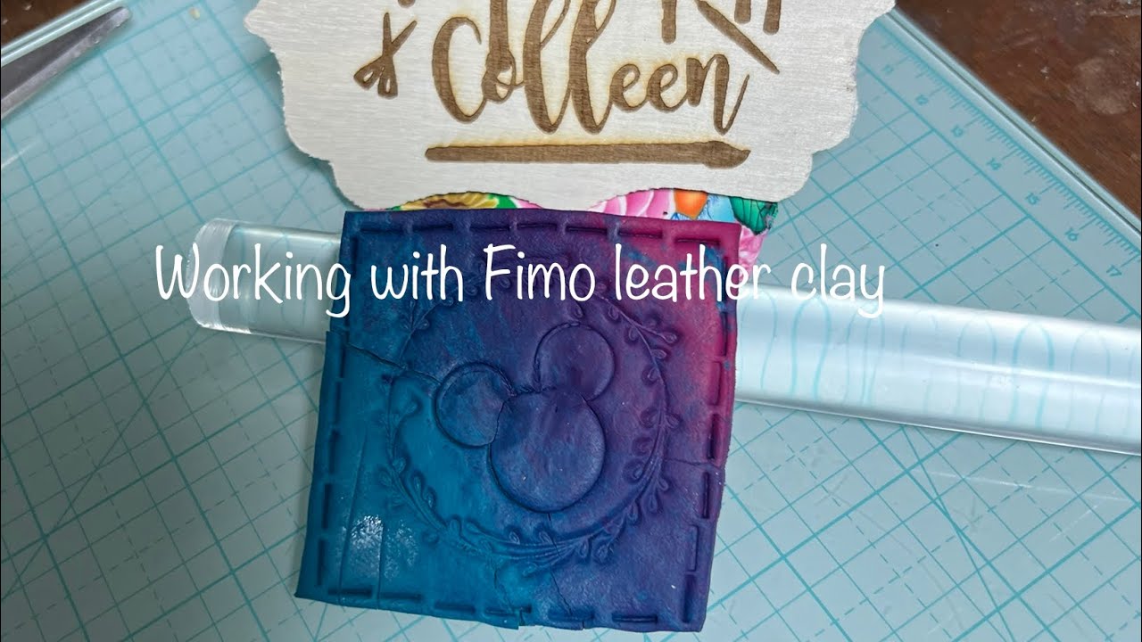 Working with Fimo leather clay