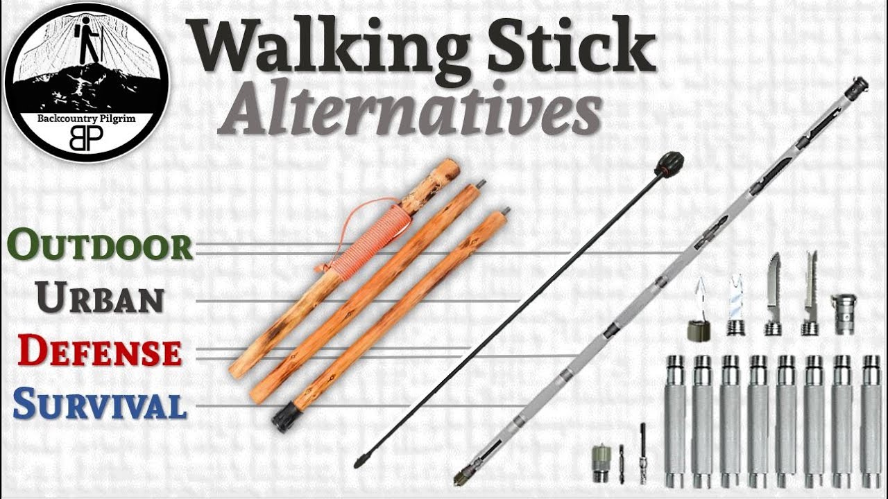 Packable, Defensive, and Survival Walking Sticks
