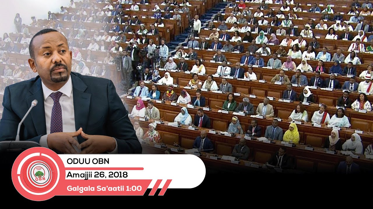 Oduu Galgala sa'aatii 1:00 Amajjii 26,2018