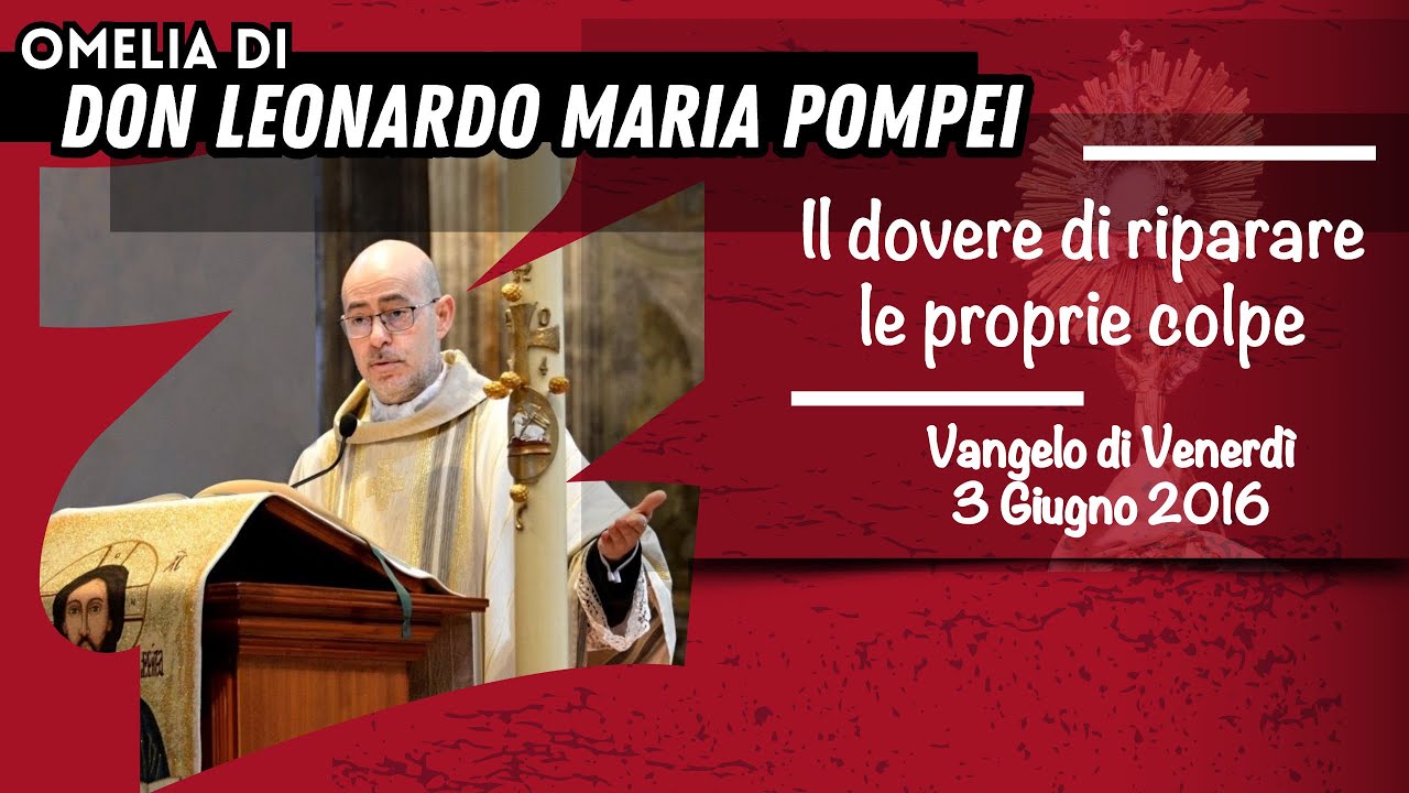 Il dovere di riparare le proprie colpe