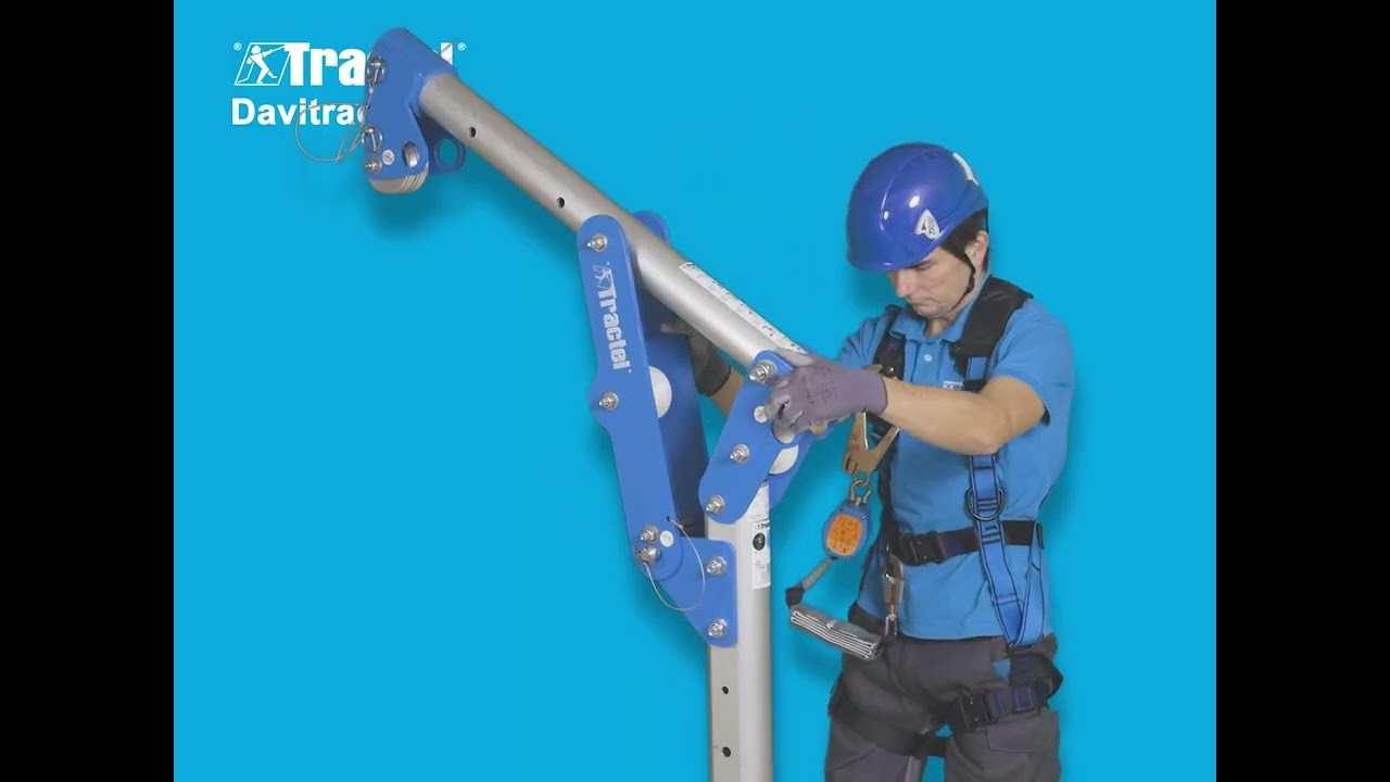 Installation et démontage de la potence Davitrac Tractel.