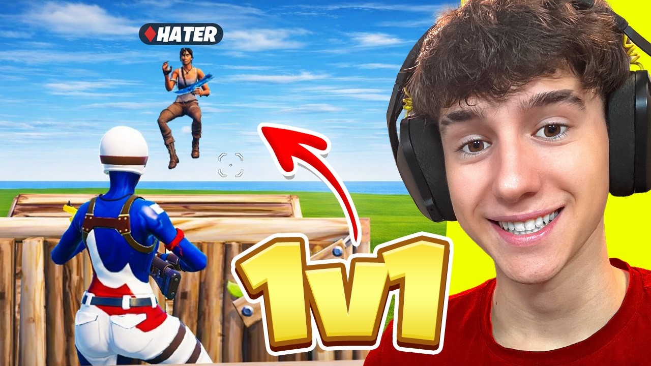 HATER mi uccide in Partita e lo SFIDO in 1V1 MA... Fortnite ITA