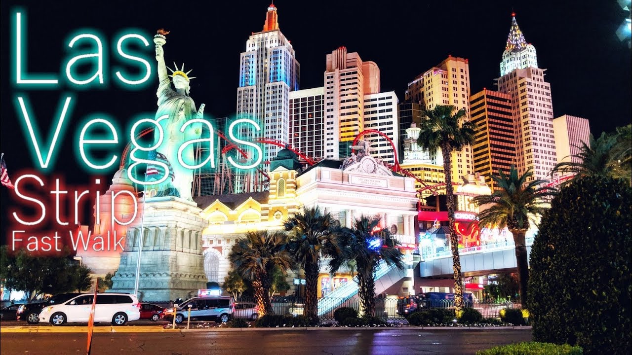 Las Vegas【 4K FAST WALK 】 on Strip through Casinos & Hotels - USA Special