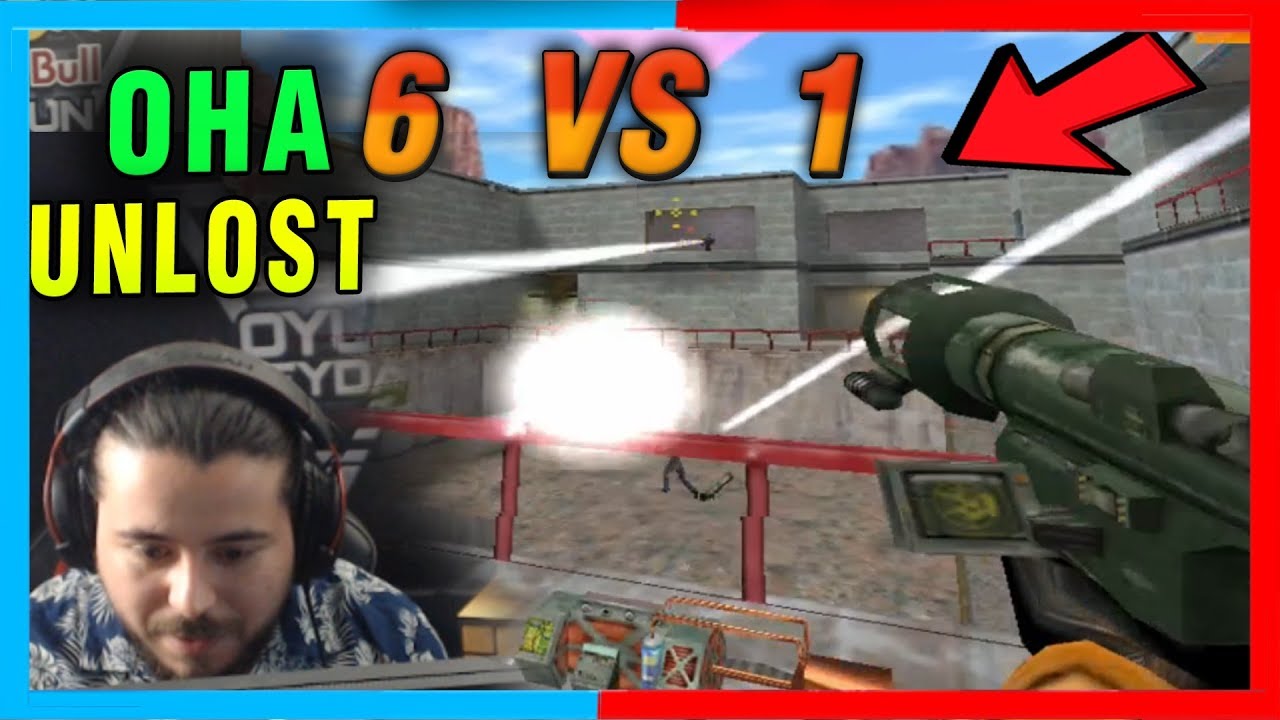 UNLOST 1 VS 6 HALF LİFE OYNUYOR REDBULL YAYINI EFSANE