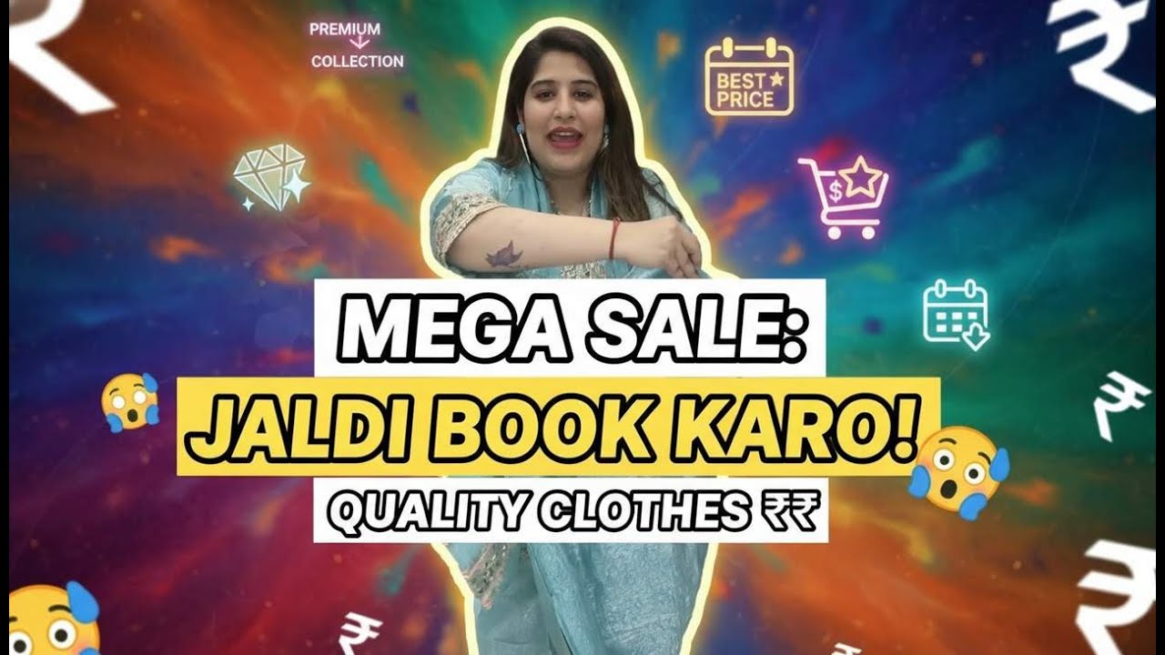 LIVE Shopping | New Beautiful Suits Collection | Best Price | Gurunanak Suit & Saree Kota#fashion