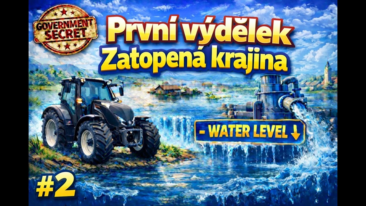 Epizoda 2: První výdělek v zatopené krajině🚜 🌊 Submerged Sanctuary –Farming Simulator 25 CZ