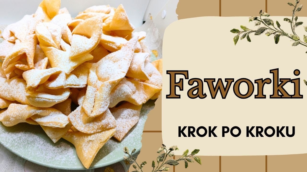 Przepis na kruche i delikatne faworki/chrusty ✨👌#tłustyczwartek #faworki #chrusty #przepis