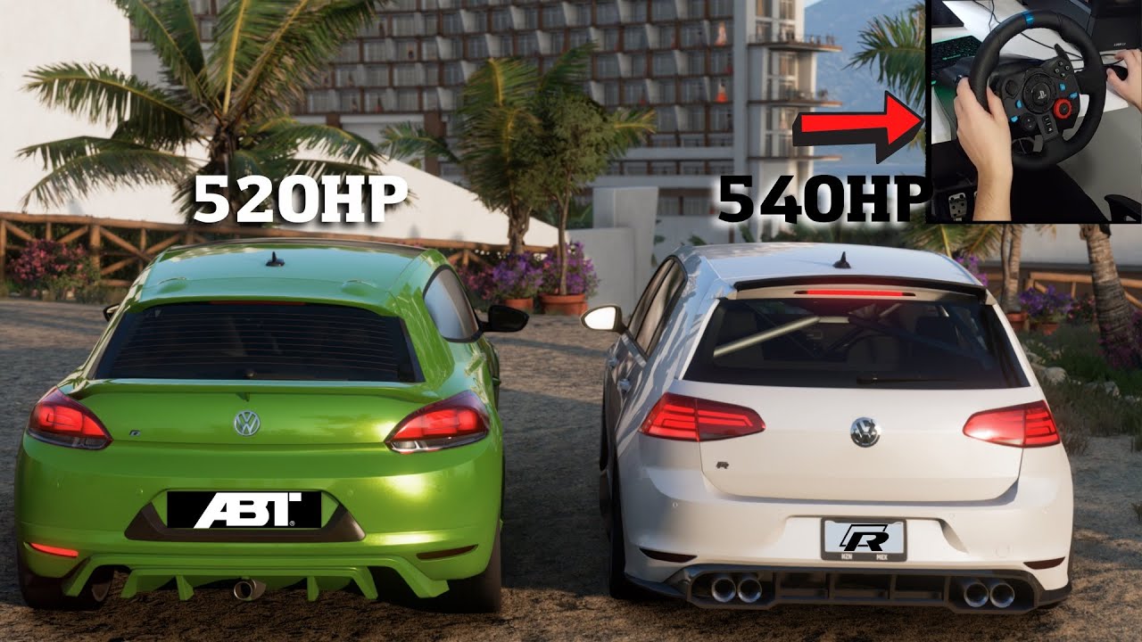 VW Golf R & VW Scirocco ABT | Forza Horizon 5 Logitech G29