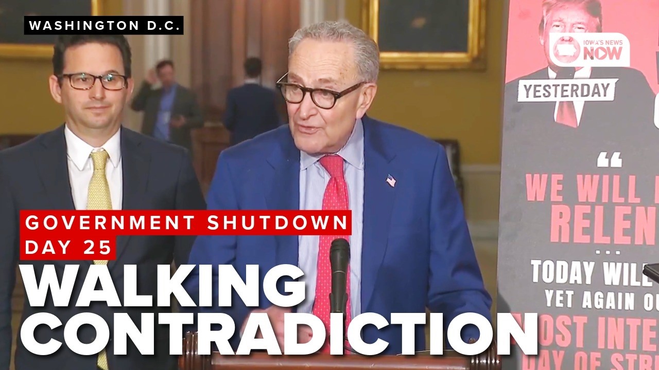 FULL PRESSER: Chuck Schumer says Trump needs to get clear on messaging over Iran war