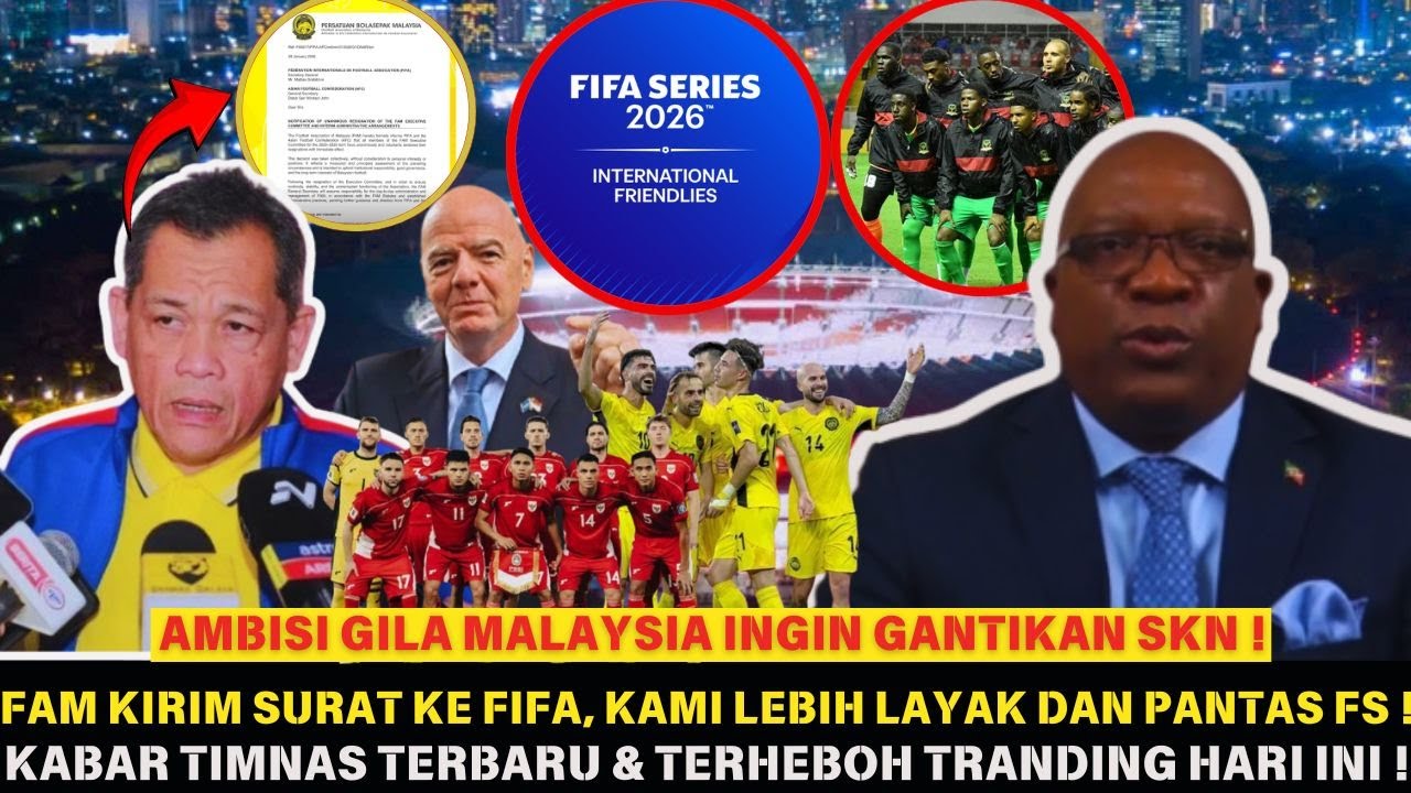 URAT MALUNYA SUDAH PUTUS😲Malaysia Sab0tase Saint Kitts & Nevis di FIFA Series Indo,FAM: Kami lebih..