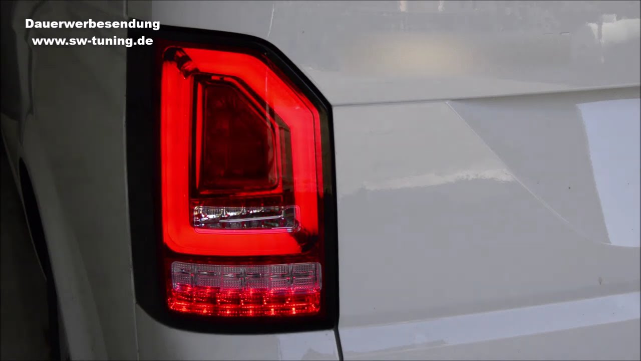 SW-Tuning Tutorial Einbauvideo SW Celi LED Rückleuchten passend für VW T6 Model