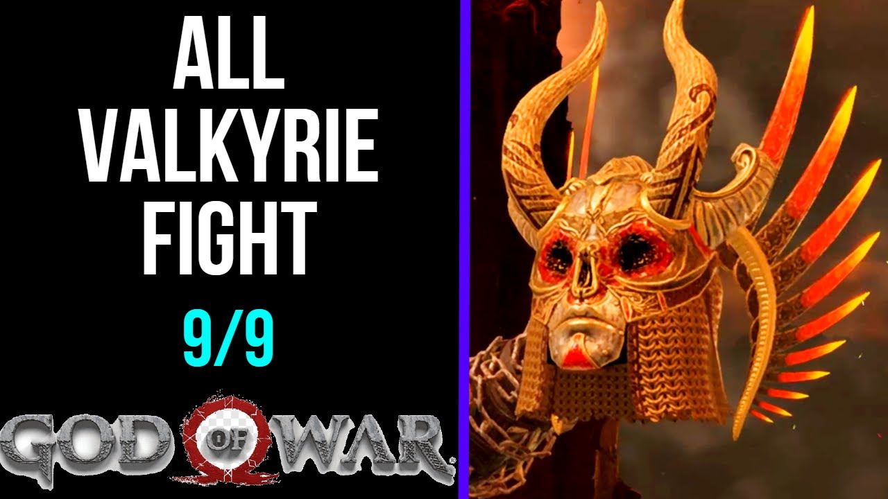 God of War - All Valkyrie Fight (Valkyrie 9/9) | MP Trophy