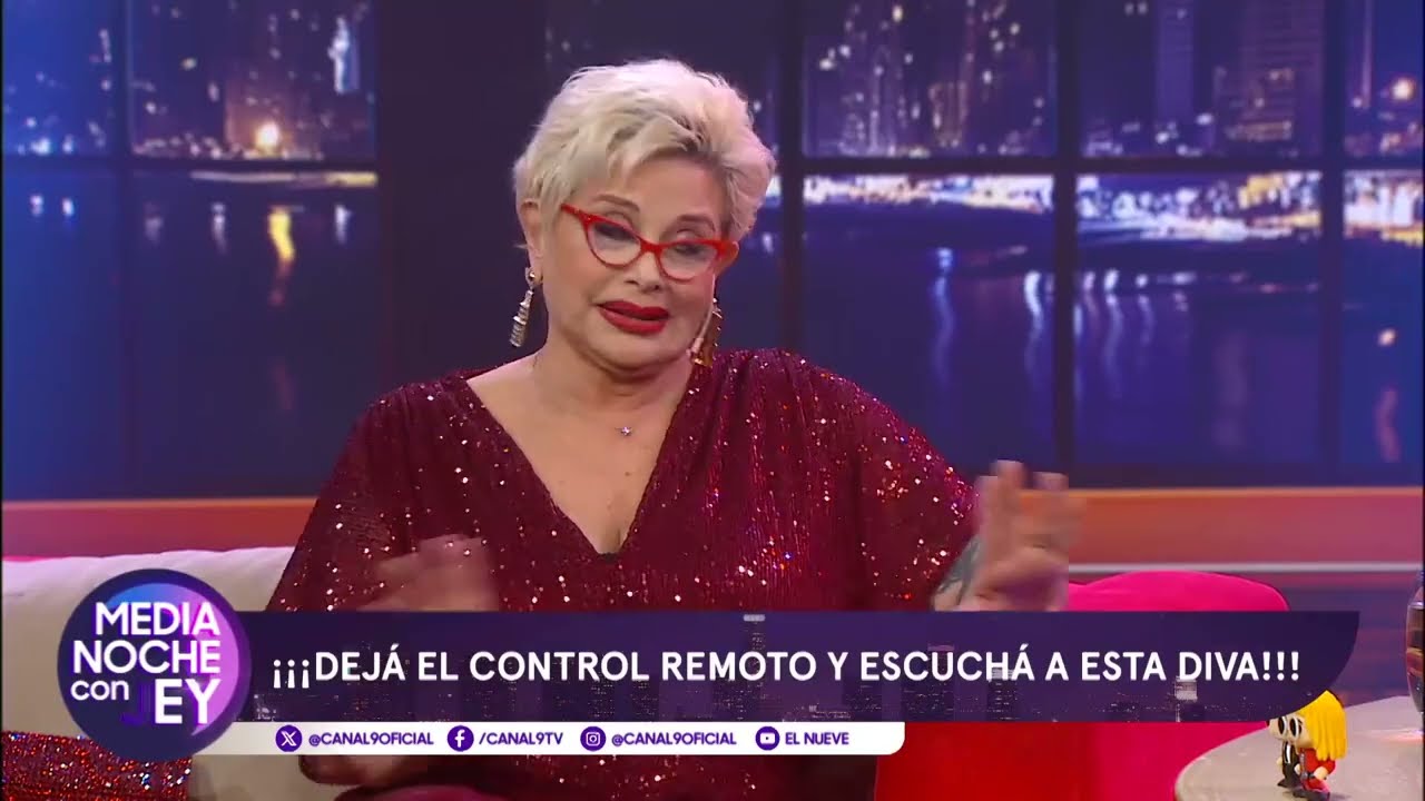 CARMEN BARBIERI EN MEDIANOCHE CON JEY